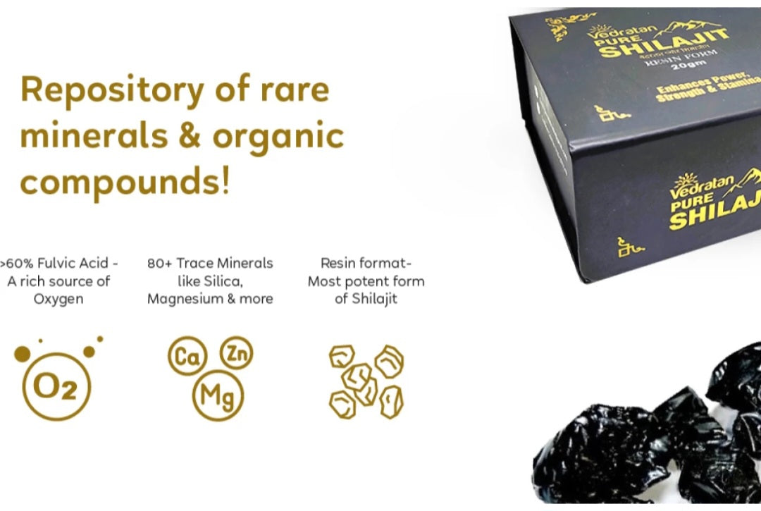 Vedratan Pure Shilajit Resin Form 20gm