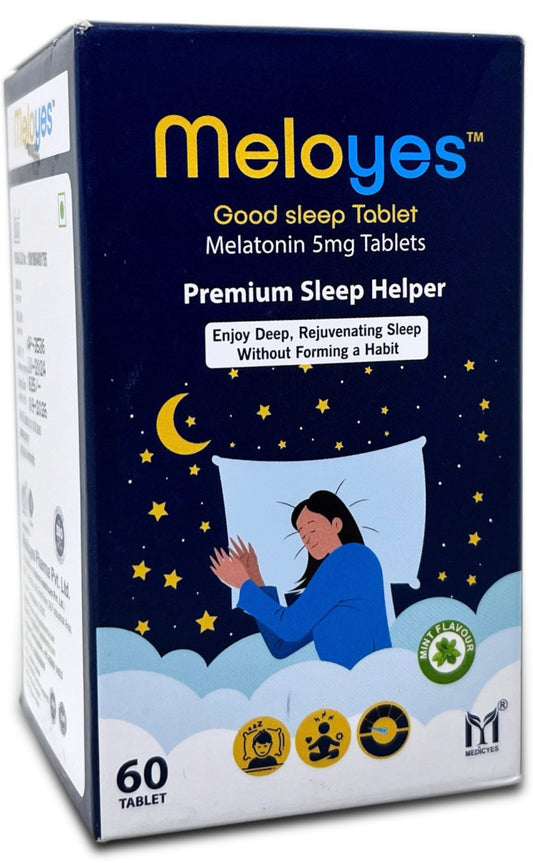 Medicyes meloyes 5mg melatonin to improve sleep cycle