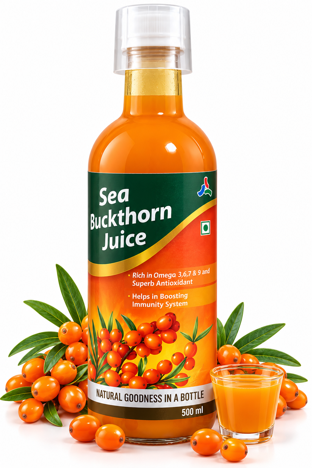 Sayona Sea Buckthorn Berry Juice – 500 ml | Natural Goodness in Every Bottle