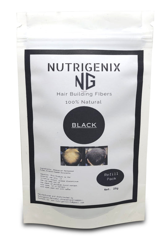 Nutrigenix hair bulding fiber Refill Natural black(28g)