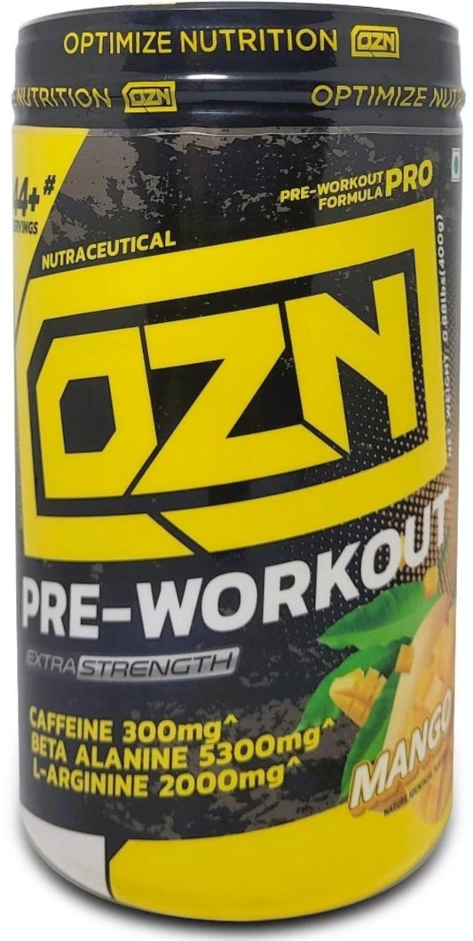 OZN Extra Strength Caffeine, Beta Alanine And L-Arginine Preworkout 44serving(400gm)