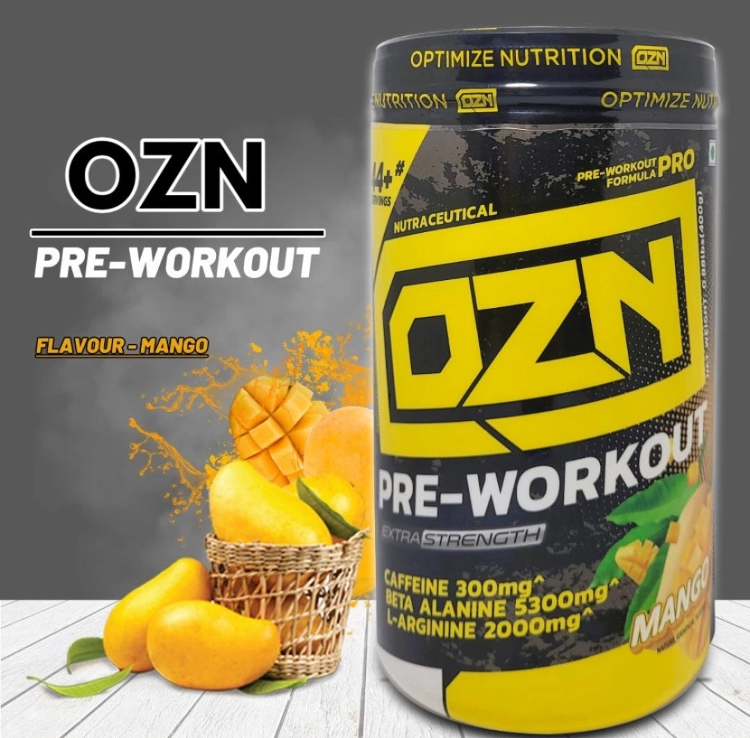 OZN Extra Strength Caffeine, Beta Alanine And L-Arginine Preworkout 44serving(400gm)