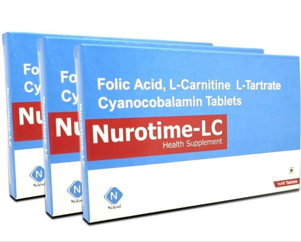 Nukind Nurotime L-Carnitine L-Tartrate Fat burner For Men & Women 30tablets