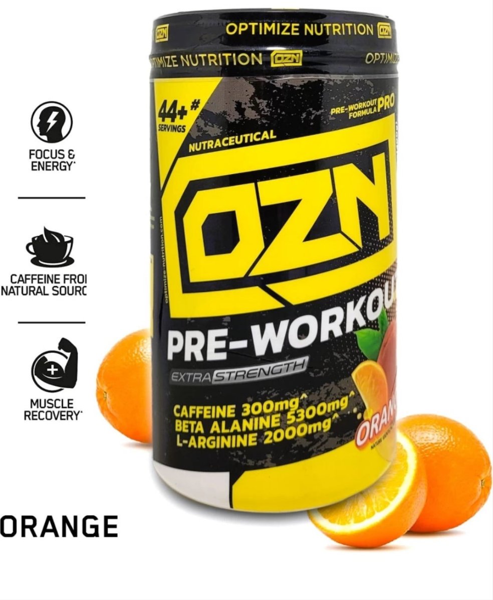 OZN Extra Strength Caffeine, Beta Alanine And L-Arginine Preworkout 44serving(400gm)