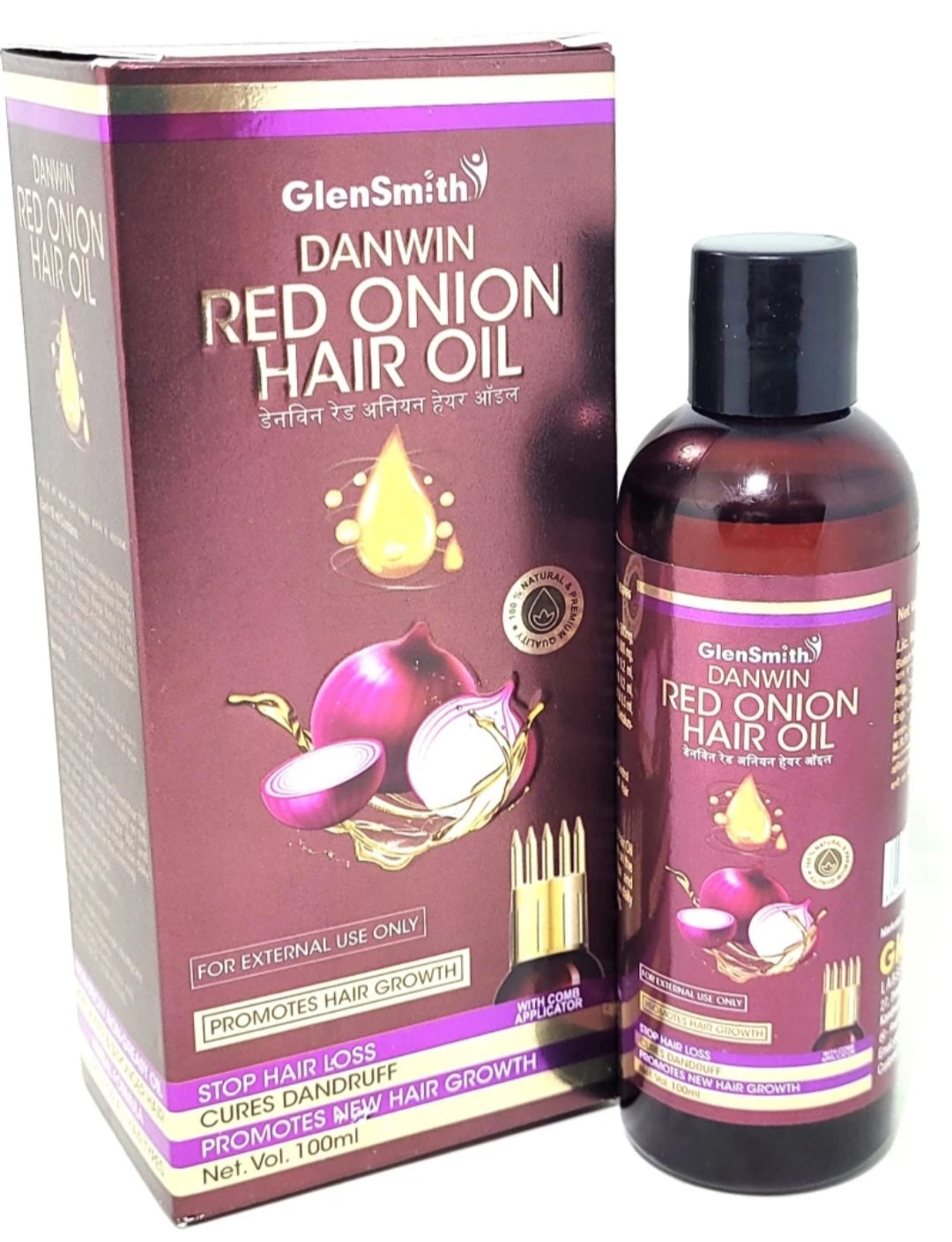 Danwin Red Onion Hair Oil For hair Growth And Hair Fall Control 100ml