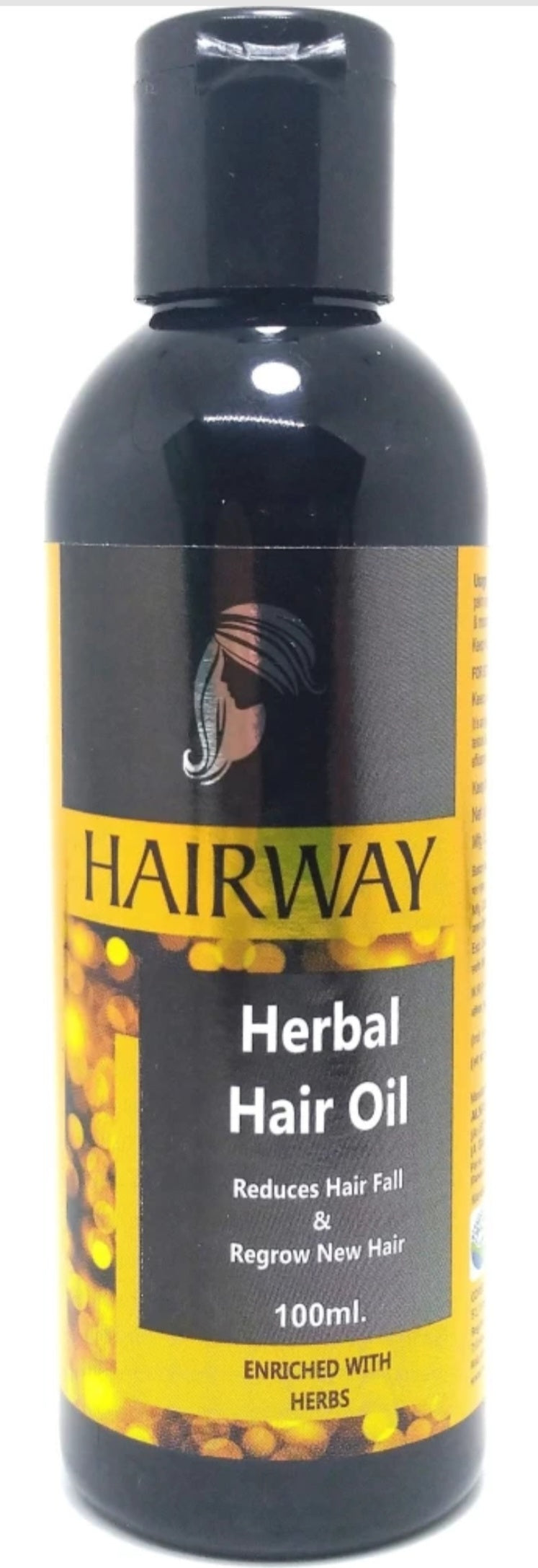 Hairway Herbal Hair Oil for All Hair Problems 100ml