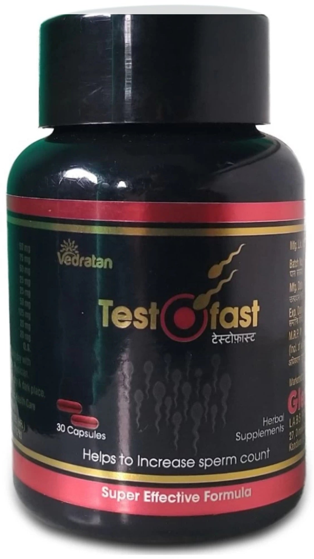 Vedratan Testofast herbal capsules for men(30capsules)